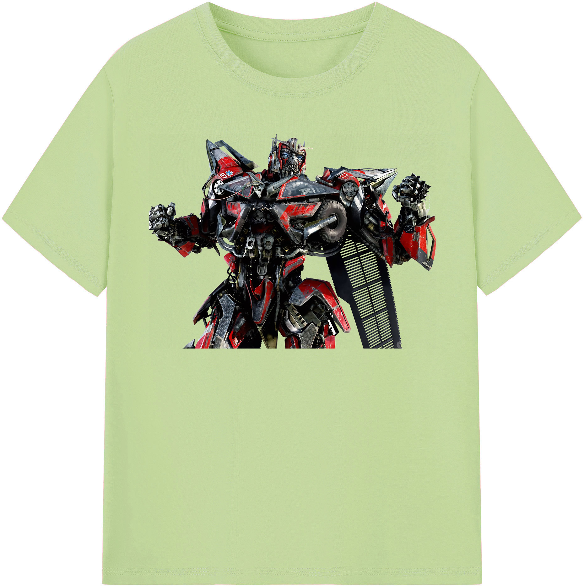 （画像用） Transformers トランスフォーマー 綿100％半袖Tシャツ（フロントプリント）